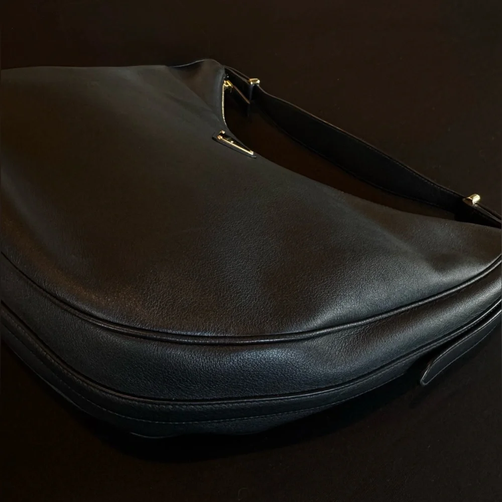 NWOT Prada Arque Large Black Leather Shoulder Bag - Picture 8 of 13